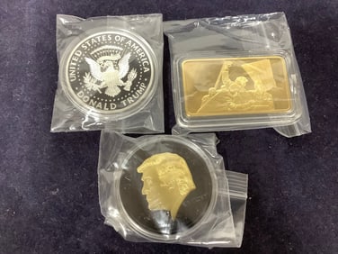 Shuttle Crew Emblem, and Royal Silver Wedding Coin