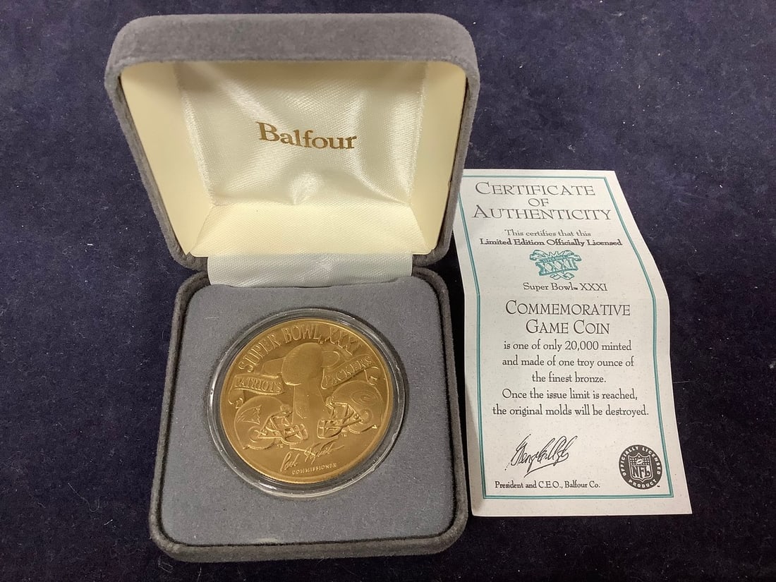 Balfour Superbowl Game Coin: Balfour Superbowl Game Coin