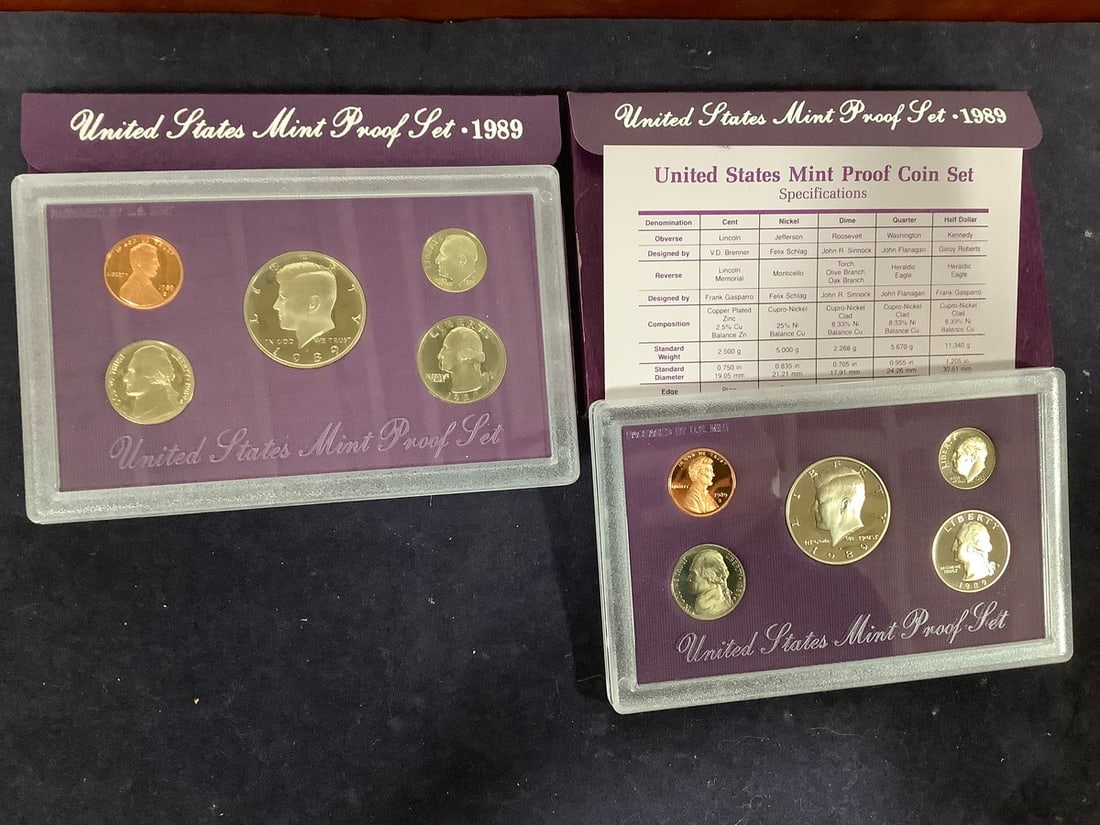 1989 U.S. Mint Proof Sets (1 of 1)
