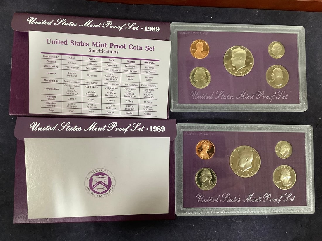 1989 U.S. Mint Proof Sets (1 of 1)