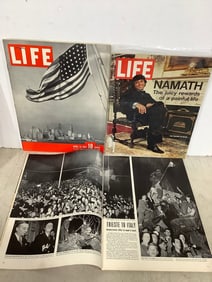 1940s and 1970s Life Magazines