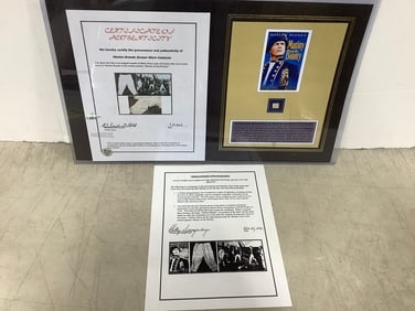 Marlon Brando Piece of Costume w/ Certificate from Mutiny on the Bounty (7.25inx9.25in)