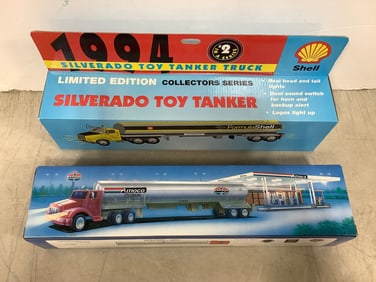 1994 Silverado Toy Tanker, and Amoco Toy Truck