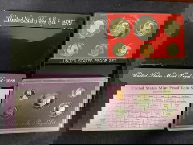 1979 and 1988 U.S. Mint Proof Sets