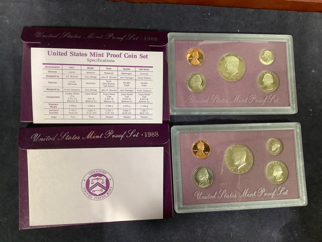 1988 U.S. Mint Proof Sets (1 of 1)