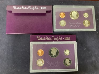 1985 U.S. Mint Proof Sets