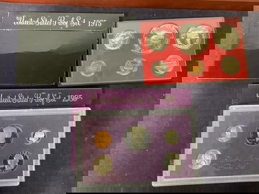 1975 and 1985 U.S. Mint Proof Sets