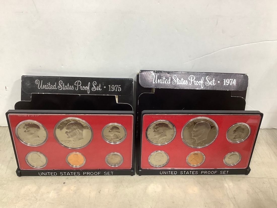 1974 and 1975 U.S. Mint Proof Sets (1 of 1)