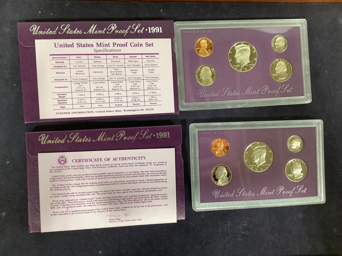 1991 U.S. Mint Coin Sets (1 of 1)