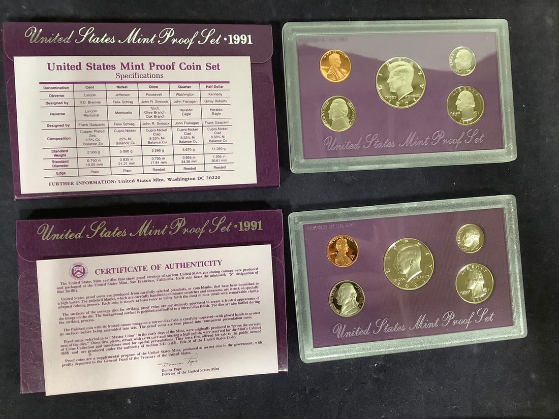 1991 U.S. Mint Coin Sets (1 of 1)