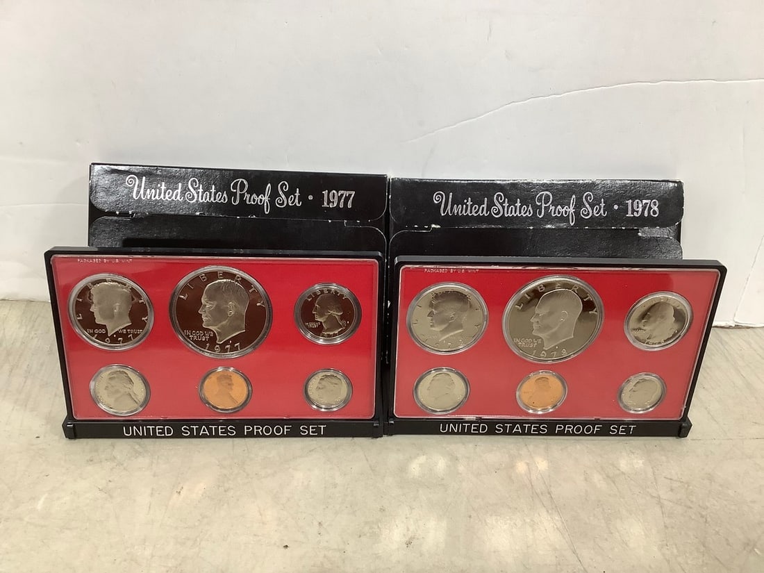 1977 and 1978 U.S. Proof Coin Sets (1 of 1)