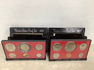 1977 and 1979 U.S. Proof Coin Sets