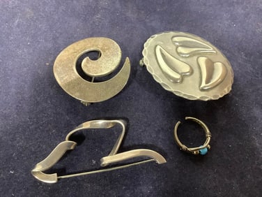Sterling Silver Broaches