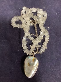 Sterling with Crystals Necklace
