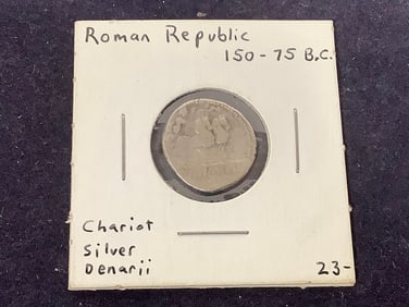 Roman Republic Coin (150-75 BC)