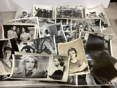 Vintage black and white film prints