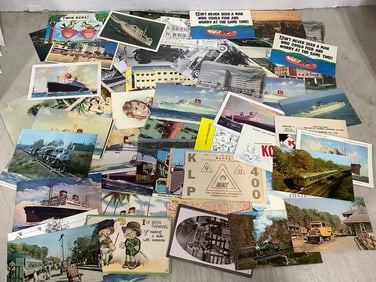 Various postcards