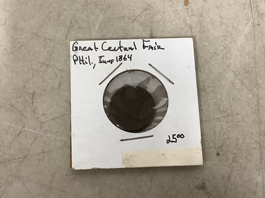 Great Central Fair Philadelphia 1864 coin