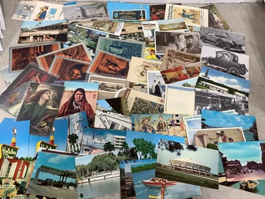 Various postcards
