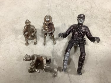 Vintage metal figures