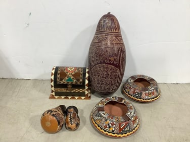Peruvian handmade Ashtrays and more