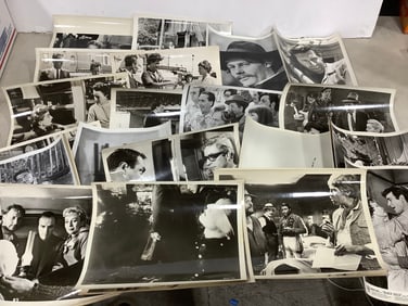 Vintage black and white fim stills