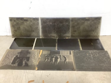Vintage glass negatives