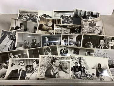 Vintage black and white fim stills