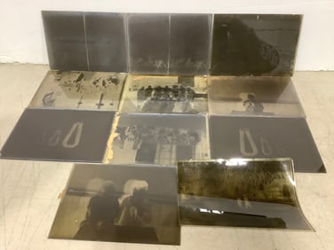Vintage glass negatives