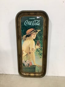 Vintage Coca Cola traqy(8.5in.x19in.)