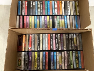 Various Cassette Tapes (Beatles, Alice Cooper, and more)