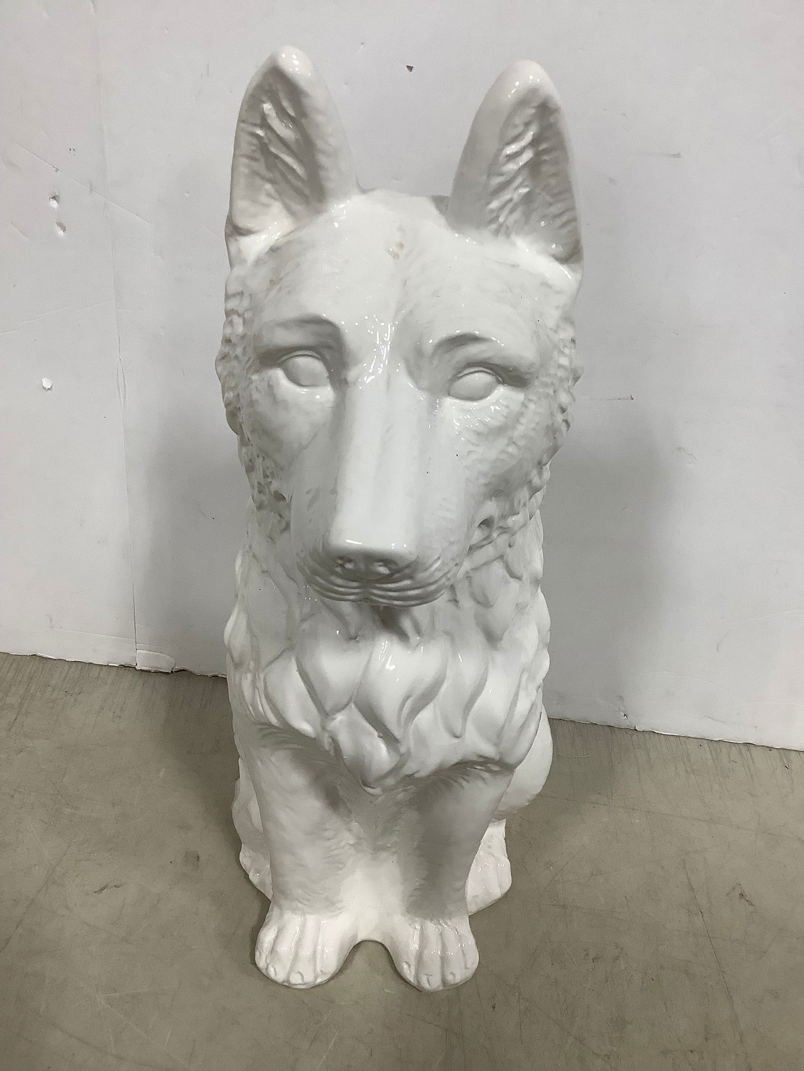 Ceramic Dog Statue (19.5in Tall) (1 of 1)