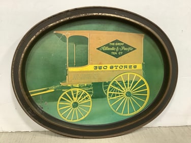 Vintage Tin Tray (11.5inx14.5in)