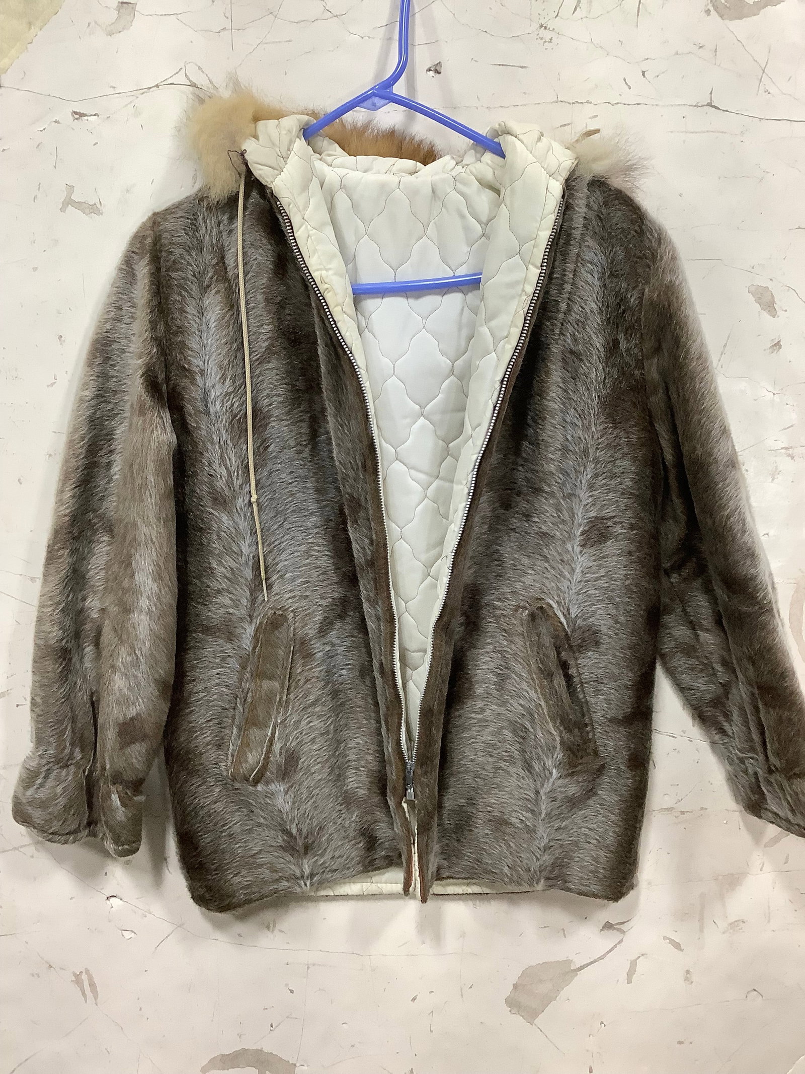 Faux Fur Jacket (no size): Faux Fur Jacket (no size)