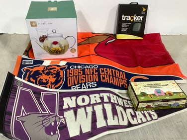 Teabloom Celebration Teapot *new*, Various Banners, Sprint Safe & Sound Tracker Device, and more