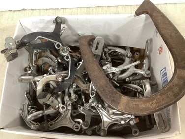 Vintage Bicycle Brake Calipers, Horseshoe, and more