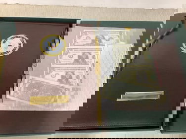 World Reserve Monetary Exchange EMPTY Album, and Dollar Bills