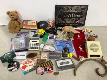 Portable Clock, Pins, Ralph Lauren Jewelry Bags, and more