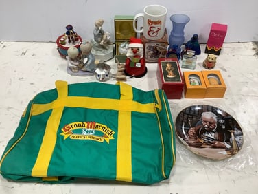 Grand Macnish bag, Schmid ornament, Christian La Croix perfume(1.7fl.oz.), and more