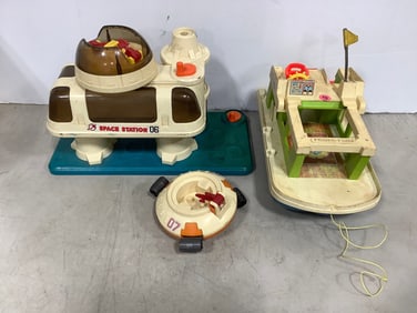 Vintage Fisher Price toys and more