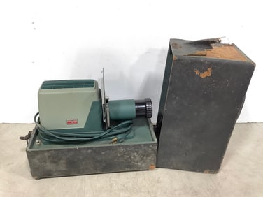 Vintage Argus 300 projector in carrying case