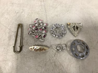 Vintage broaches and more