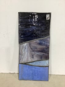 Stained glass panel(10in.x21in.)