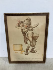 Framed and Signed Artwork (9.75in.x12.75in.)