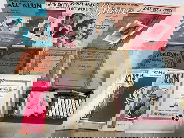 Vintage Songbooks and Various Cassette Tapes