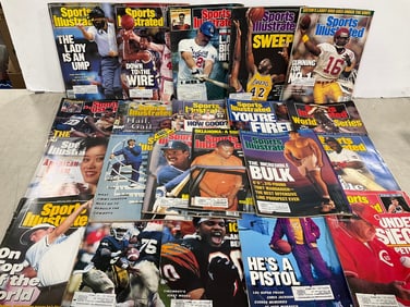Various Sports Illustrated Magazines