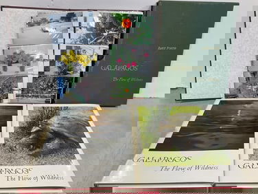 Galapagos Nature Books, and Scrapbook with Photographs