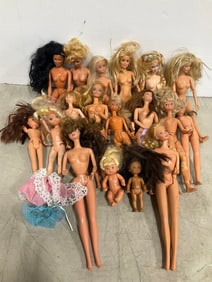 Various Barbie Dolls