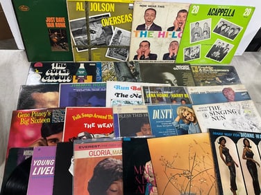 Large Lot of Vintage Records