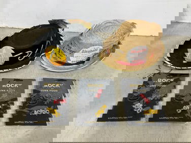 Hats and ACDC enamel pin sets